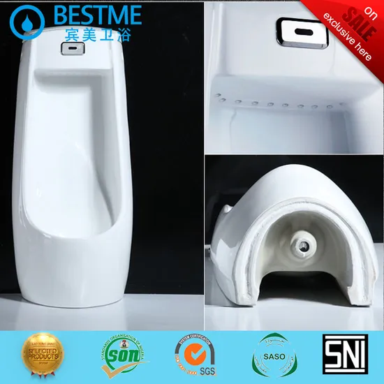 Urinoir WC blanc en céramique avec système de capteur de haute qualité (BC)