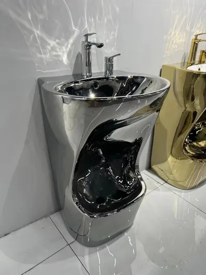 Lavabo carré en pierre frittée à montage au sol, appareils sanitaires, lavabo de Wudu musulman, lave-pieds, lavabo de Wudu