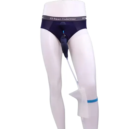 Sac d'urine médical en silicone de 1 000 ml, urinoir pour personnes âgées, sac urinaire réutilisable pour l'incontinence masculine