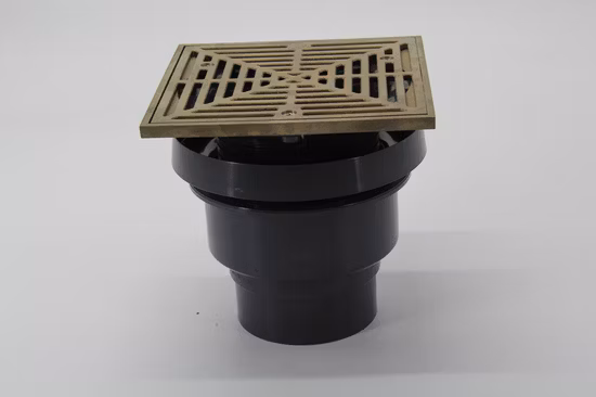 Drain de sol en acier inoxydable CS, origine Chine, égouttoir de sol de 4 pouces