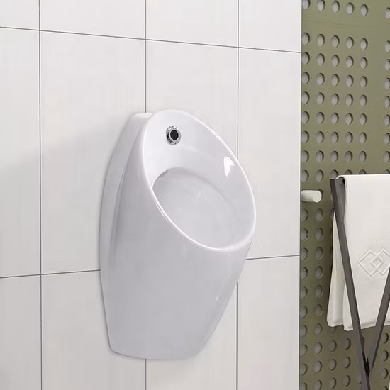 Urinoir mural anti-éclaboussures en céramique pour homme