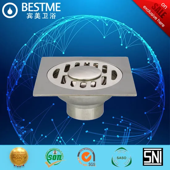 Le drain de sol SS304 peut être connecté au drain de sol du tuyau de la machine à laver (Bf)